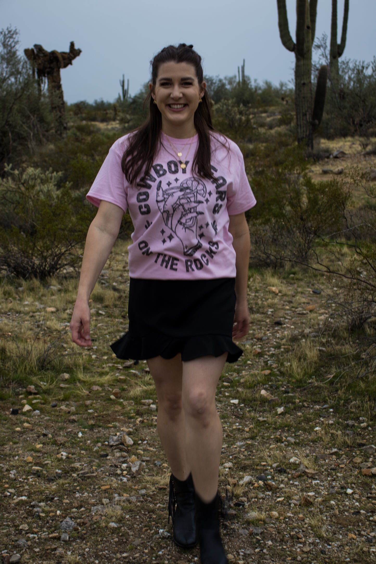 Cowboy tears on the rocks tee