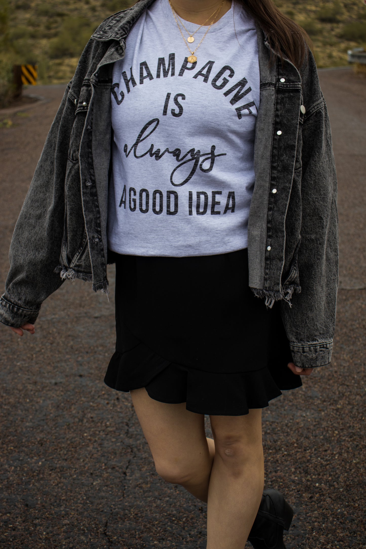 Champagne is always a good idea tee