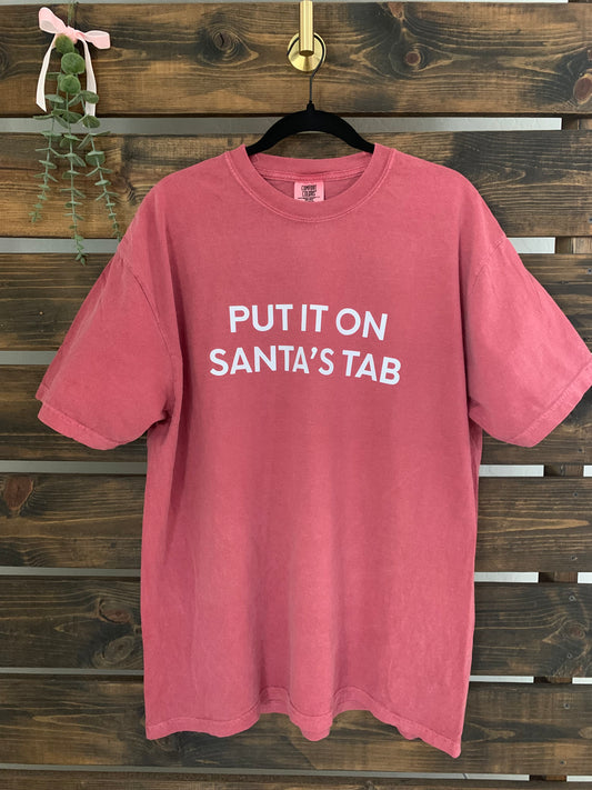 Put it on Santa’s tab tee